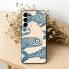 S-Sardines F-Fish Art Phone Case For Samsung S25,S24,S21,S22,S23,S30,Ultra,S20,Plus,Fe,Soft Silicone Black Cover