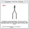 5pcs High Impedance Electric Heating Wire Pen Tip Portable Multistyles Soldering Iron Wire High Temperature