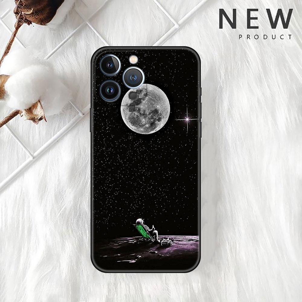 Space Star Galaxy Case For Apple iPhone 14 Pro Max 13 11 12 Mini SE 7 8 Plus X XS 6 6S Silicone Shell Phone Cover Soft TPU Funda
