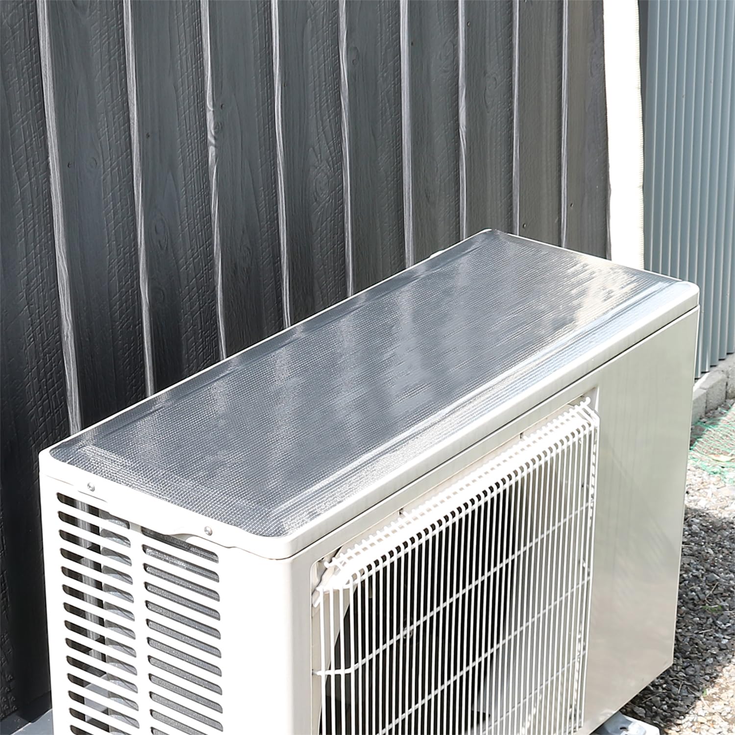 

Astro Air Conditioner Outdoor Unit Heat Shield Set of Sunshade Heat Shielding Aluminum Reflects Direct Reduces Temperature Increases Cooling and Saves