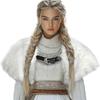 Medieval Vintage Style Artificial Furs Capes Cloak Warm Winter Role Play Halloween Costume Accessory Unisex Design Shawl