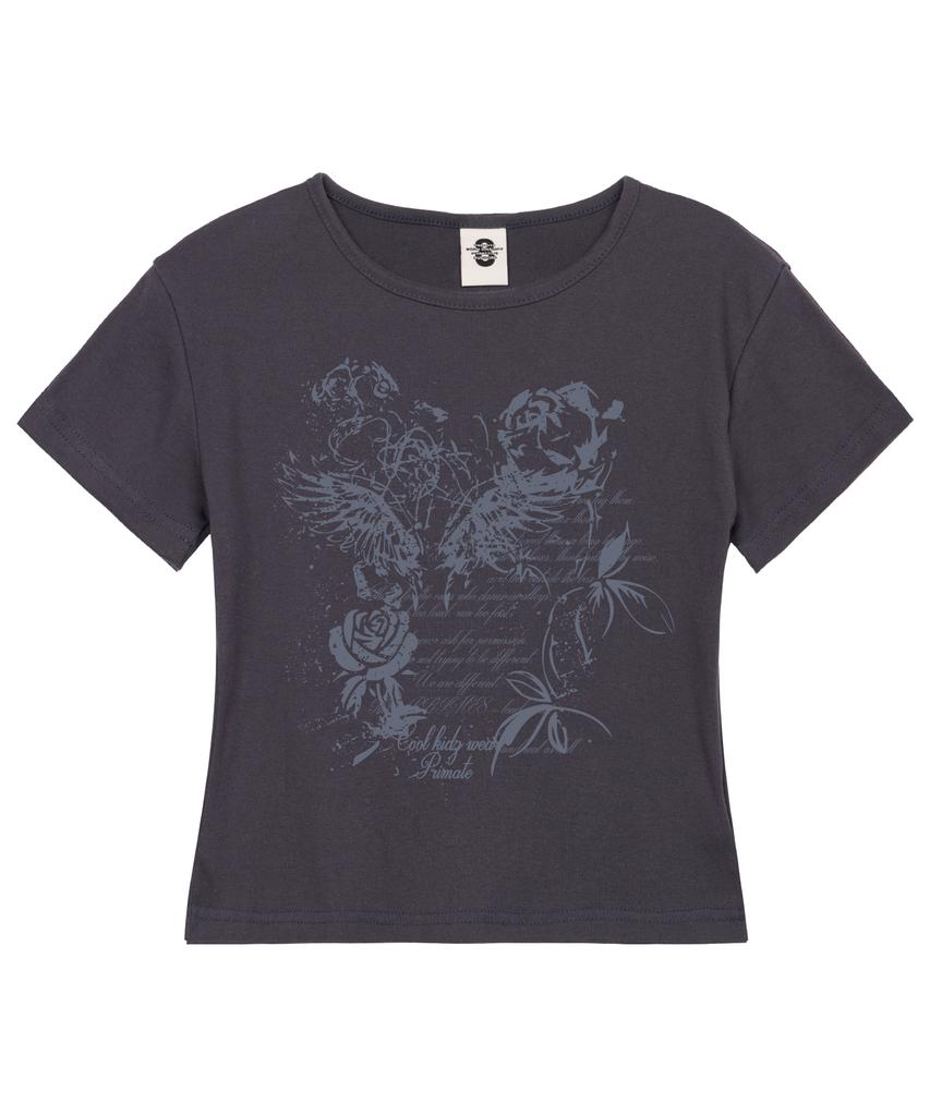 PRIMATE Rosy Women'S Short Sleeve T-Shirt With Rib 6 Colors