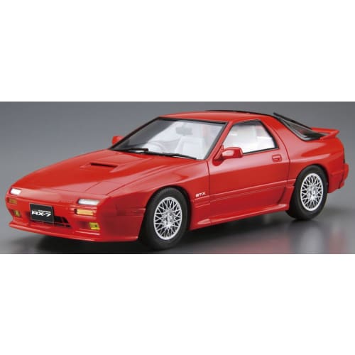 Aoshima Bunka Kyozai 1/24 Scale The Model Car Series No. 64 Mazda FC3S Savanna RX-7 1989 Plastic Model