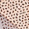 1pc Leopard Print Nail Stickers Ins Style Winter Autumn Nail Decals Self‑Adhesive Pink Brown Maillard Art Manicure Decorations
