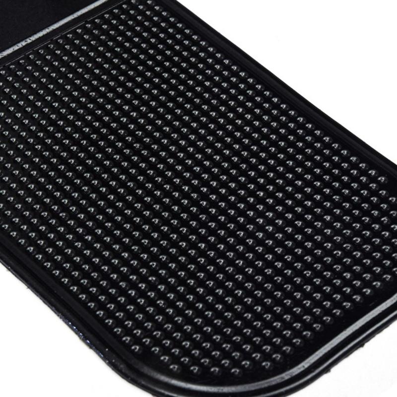 1Pcs Car Non-Slip Mat Magic Anti-Slip Slide-Proof Pad Dashboard Sticky Dash Adhesive Cell Phone Mobile Holder Black Silicone