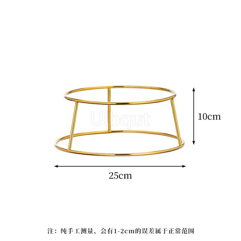 wedding banque gold Dessert table decorations Display show stand Buffet t tea break table Fruit platter cake round dessert tray