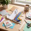 7pcs Paper Crafting Alignment   Scrapbook Alignment Tool Set with Storage Box