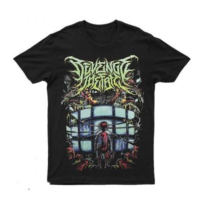 2025 New REVENGE THE FATE – DARK ERA Printed Unisex Street Fashion Trendy Short Sleeve with Pure Cotton Round Neck