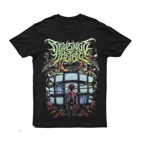 2025 New REVENGE THE FATE – DARK ERA Printed Unisex Street Fashion Trendy Short Sleeve with Pure Cotton Round Neck