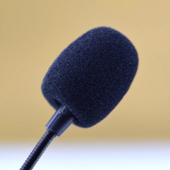 10Pcs MIC Windshield Foam Replaceable Wind-proof Soft Plosives Reduction Lapel MIC Sponge Cap for Recording