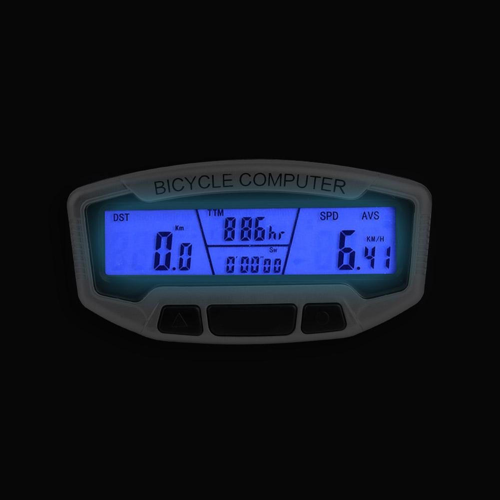 Outdoor Waterproof Wired Bike Computer Odometer Cycling Riding Accessory