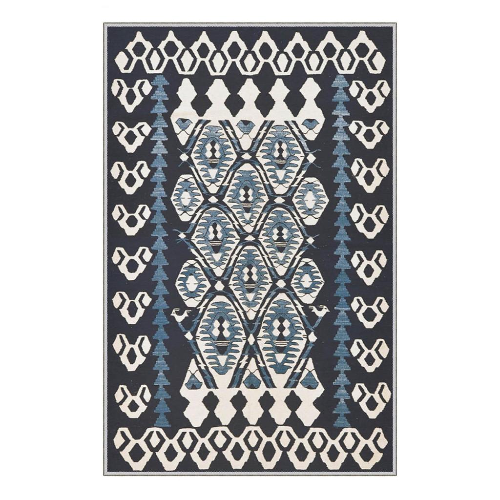 Decorative Special Design Oriental Rug Modern Patterned Non-Slip Base Washable