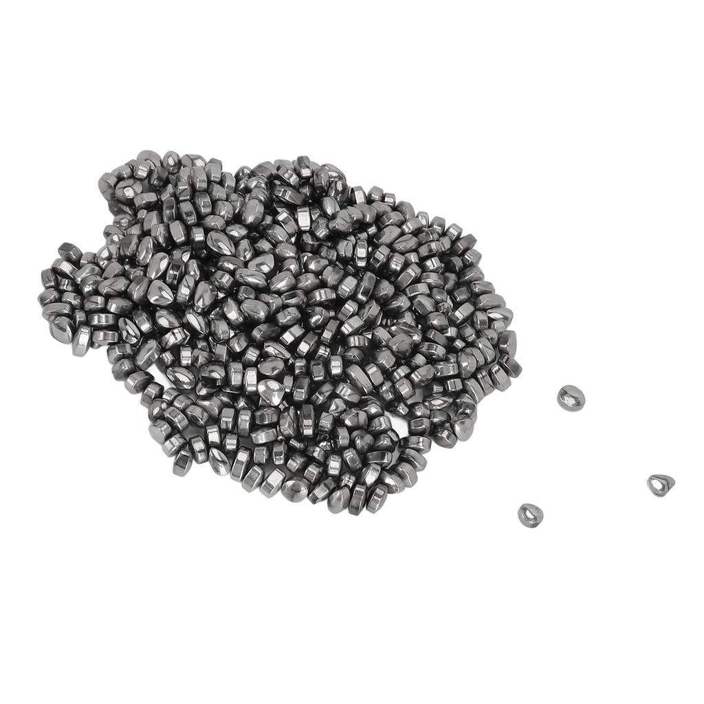 510pcs Magnetic Ferrite Putty Stones Decompression Satisfying Magnet Rock Silver Small Size
