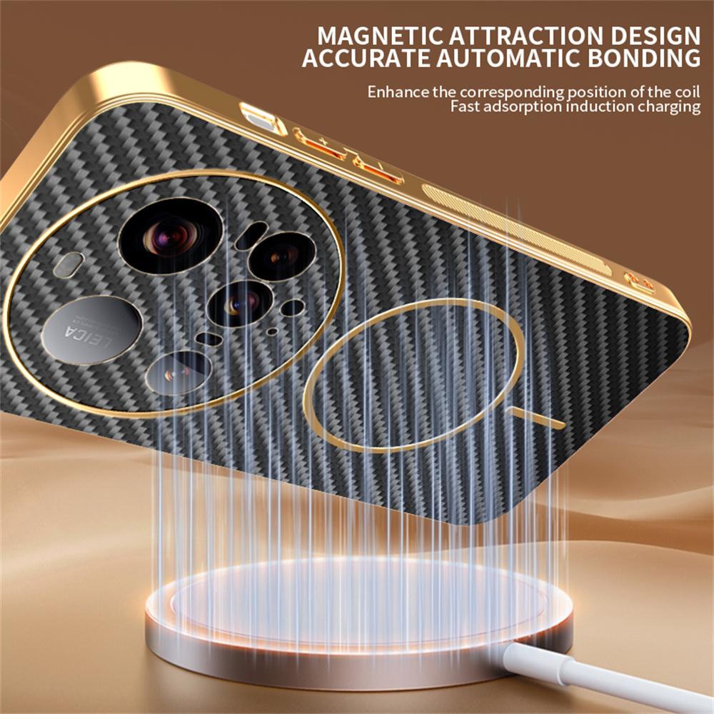 For Xiaomi 15 Ultra Phone Case Carbon Fiber Textured Electroplated TPU Back Cover
