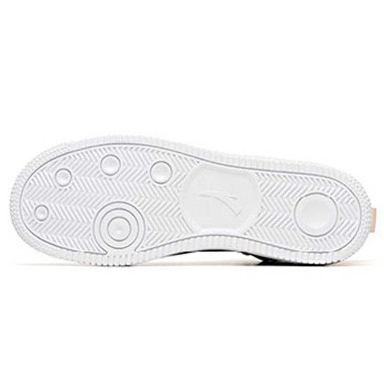 New Anta Life Collection Anti-Slip Wear-Resistant High-Top Skateboard Shoes Women's Black Pink 922038010-8