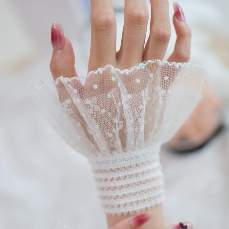 Elegant Trim Point Gloves For Unguis Art Photography Ventilated Polyamide Flexible Accessories For Weddings Parties