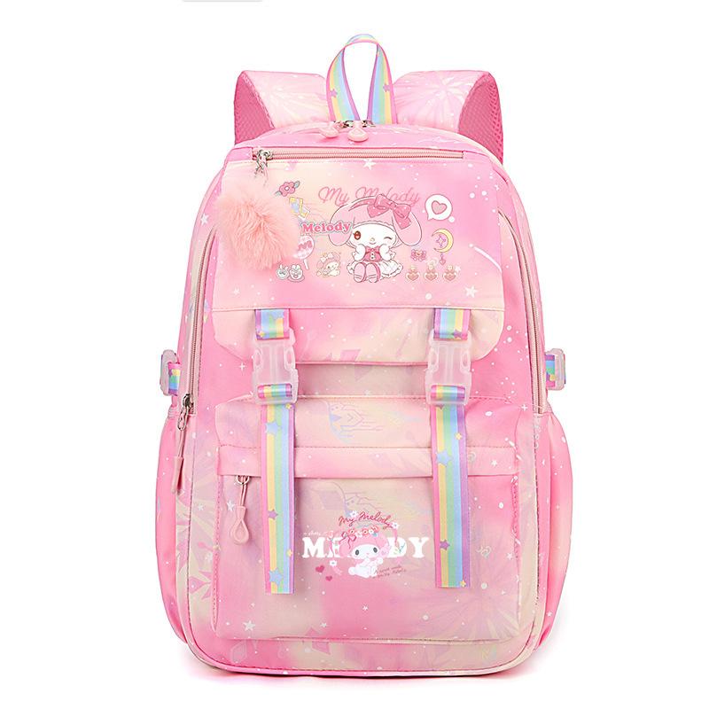 Melody Melody Sweet Cartoon Printed School Bag Primary School Junior High School Student Large Capacity Backpack