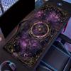 Charming Oversized Purple Card Moon And Stars Gaming Mouse Pads AntiSlip Durable Table Pad Suitable For Gamers And Office Use