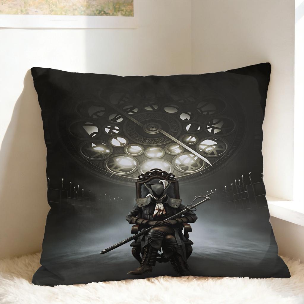 Game Bloodborne Hunter mark Pillow Case  Comfy Pillow Cover Kawaii Cushion Cover For Office Car Home Decor