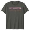 Life Is Better With My Kids Script Mothers Day Unisexs Graphic TShirt