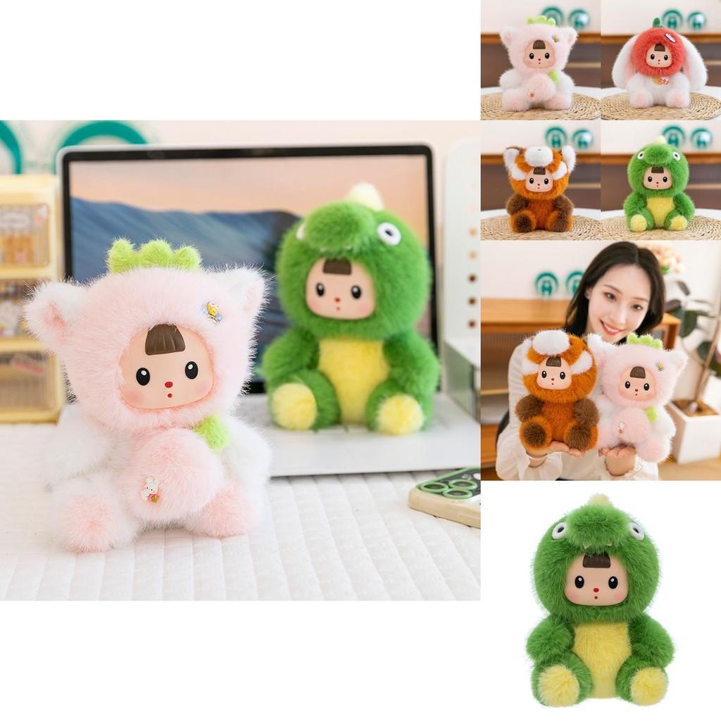 Strawberry Cat Plush Toy With Short Pile Soft Plush For Kids And Collectors