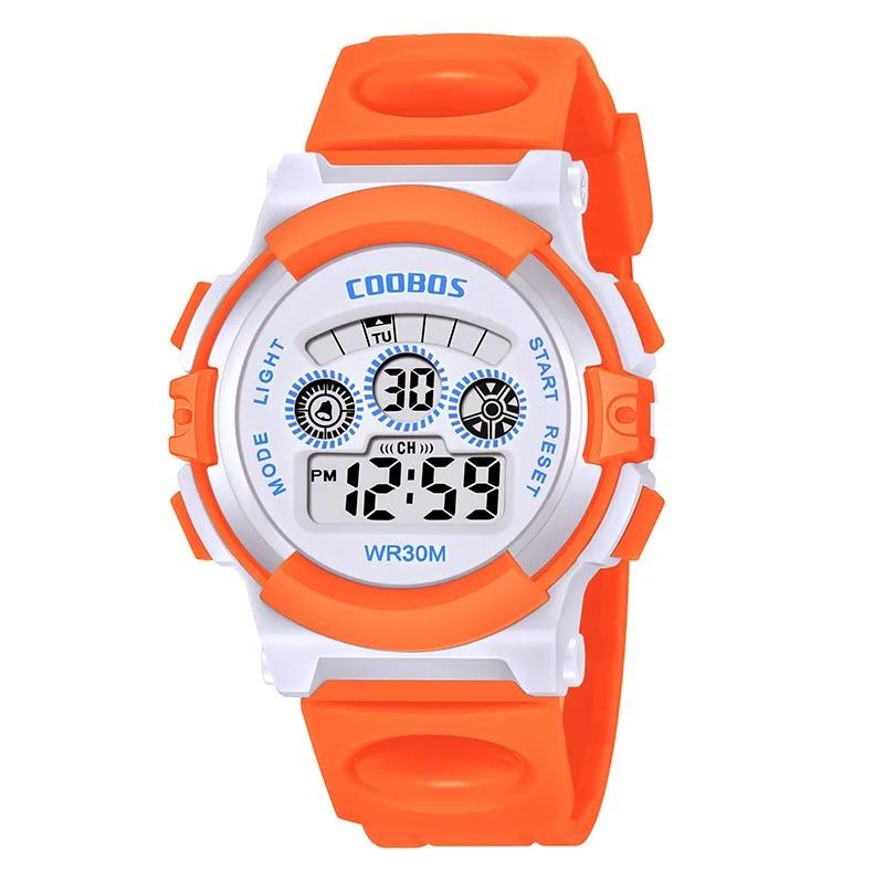 CE17 Kids Sport Digital Watch Electronic Wristwatch for a Girl Boy Children Luminous Child Boys Girls Baby Gift Waterproof
