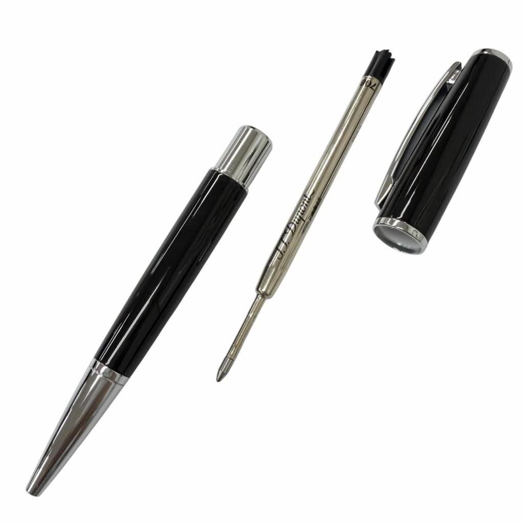 Excellent Dupont Ballpoint pen Defi Millennium Twist type black mens Used
