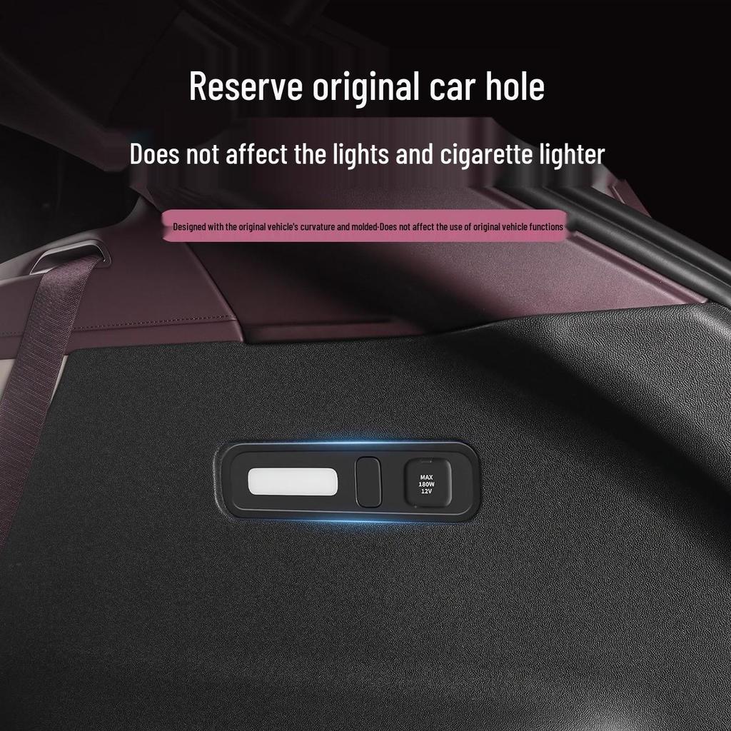 Xiaomi YU7 Trunk TPE Side Protector: Tail Box Protective Mat for Car Interior Decoration