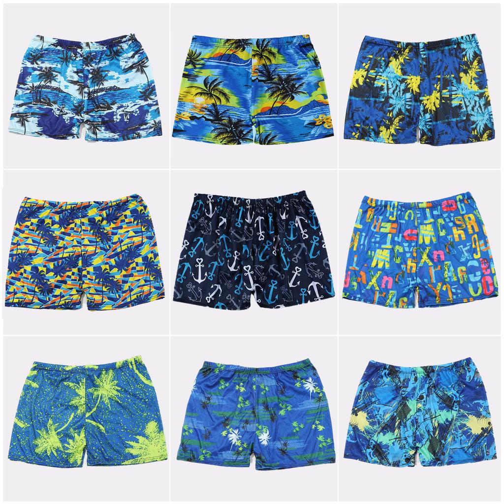Men's Anti-Embarrassment Plus-Size Swimming Trunks - Fashionable Adult Beach Boxer Swimsuit