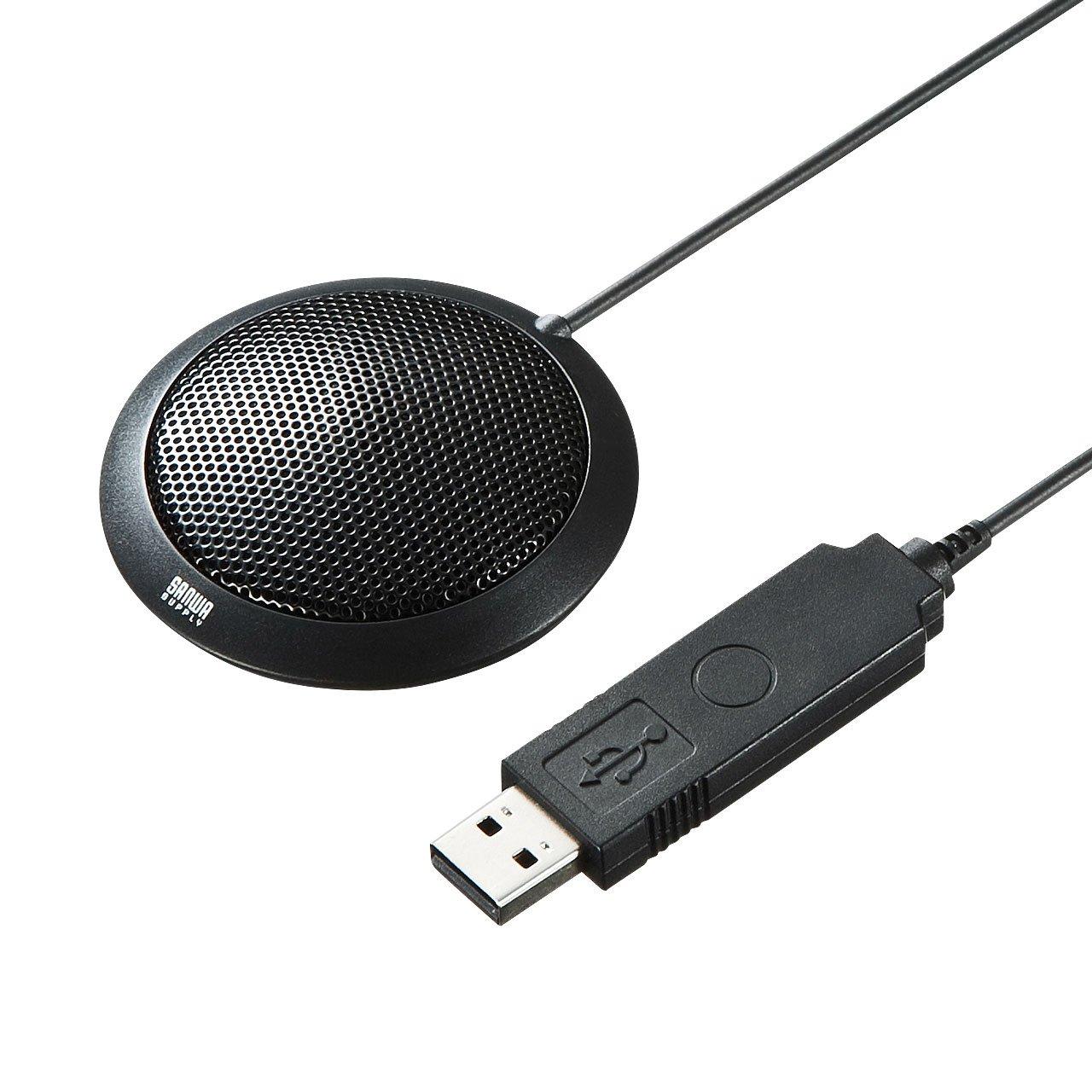 

Sanwa Supply USB микрофон плоского типа ненаправленный (все) ММ-MCU06BK