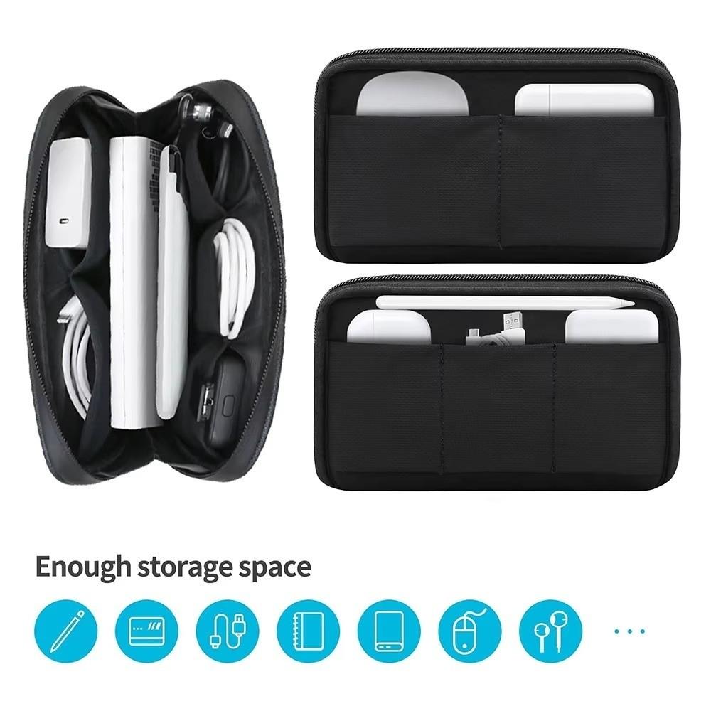 New Portable Storage Bag Waterproof Multifunctional Bank Digital Cable Case Large Capacity Earphone Case Travel