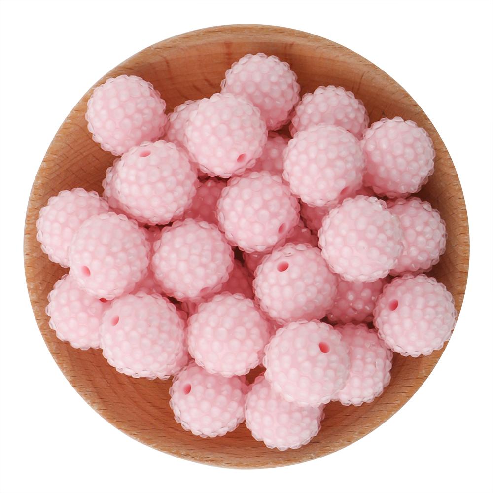 10Pcs Transparent Rhinestone Beads 20MM Acrylic Round Beads For Jewelry Making DIY Bracelet Necklace Jewelry Accessories