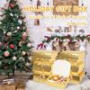 8pcs Gift Boxes with Lids Bridesmaid Boxes with Golden Ribbon Gift Boxes Flip-top Gift Box Folden Gift Wrap Box Party Favors Boxes Storage Box