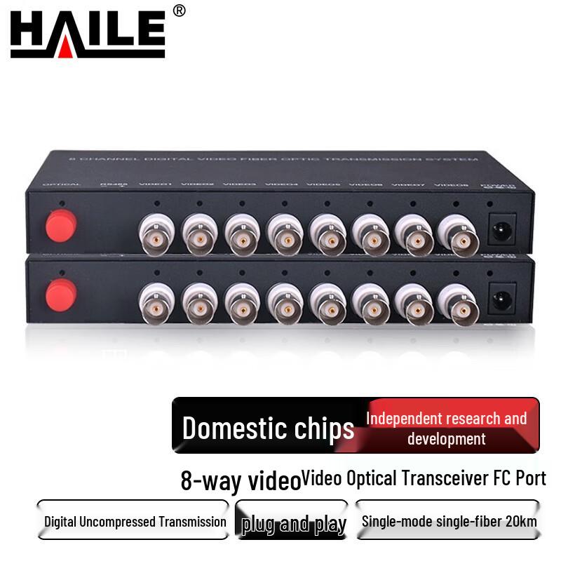 HAILE Video Fiber Optic Transceiver