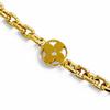 Excellent LOUIS VUITTON Necklace Chain LV Yours Monogram flower gold mens M02740 Used