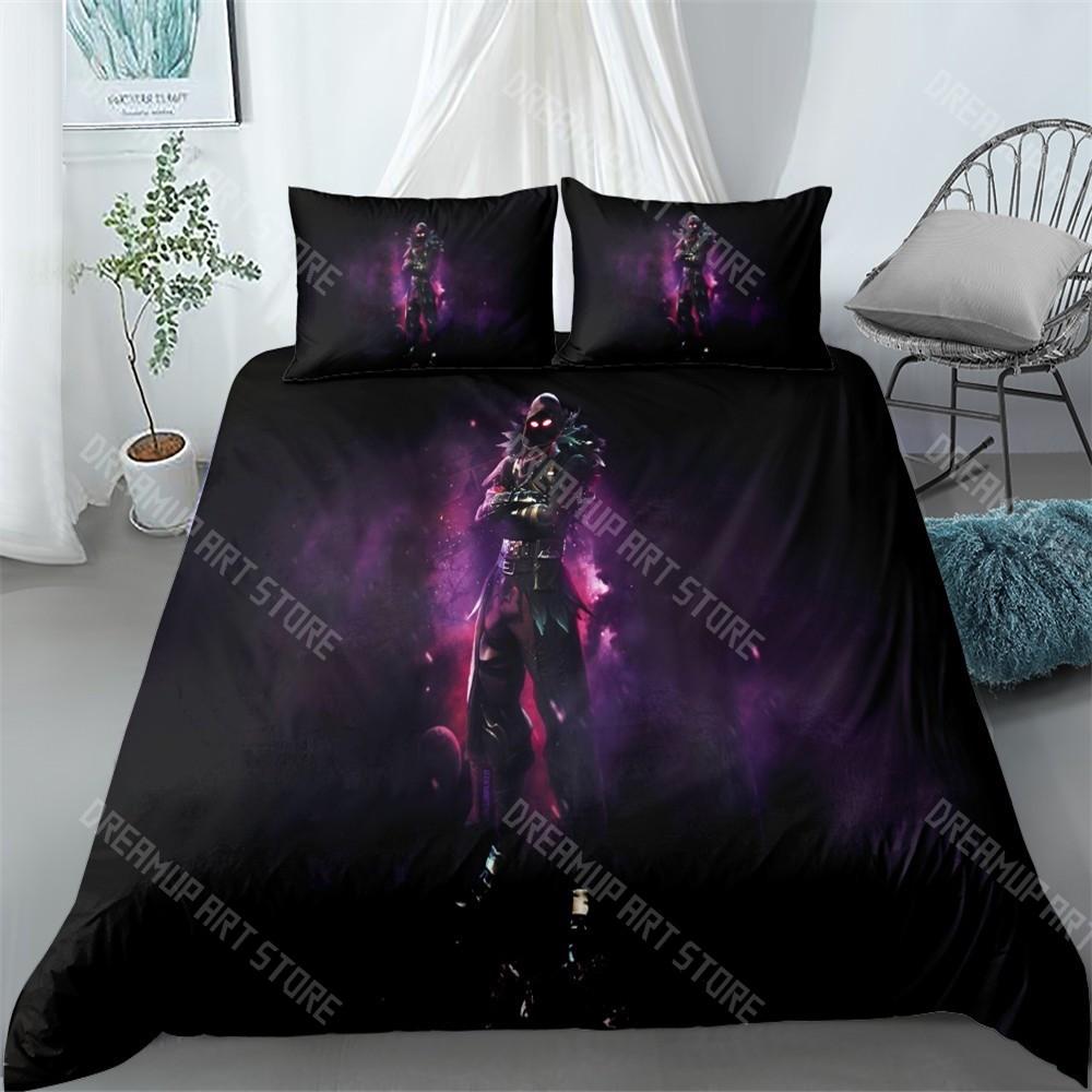 Hot Game Duvet Cover Pillowcase Bedding Set F-FORTNITES Adult Boy Girl Bedroom Decoration Children Gift Single Double Large Size