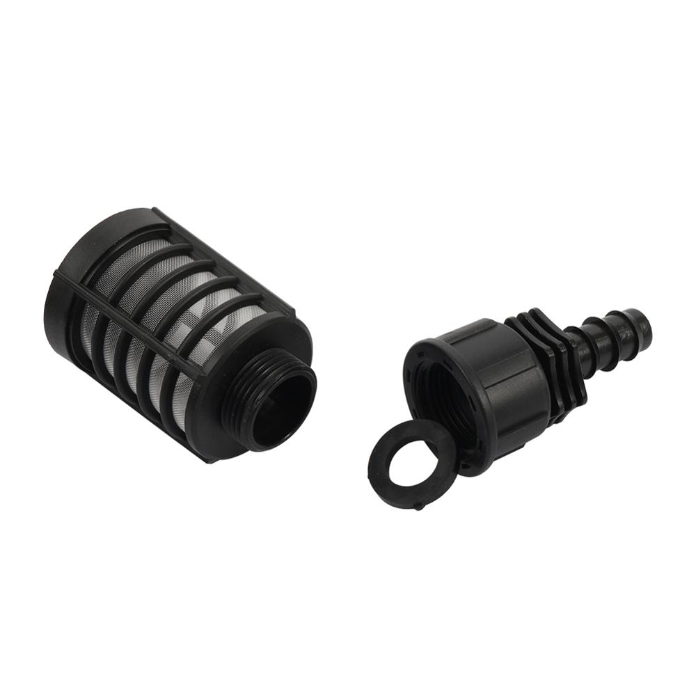 3/4" Male Thread 60 Mesh Micro Water Filter Dn16/20 High Pressure Washer Self-priming Inlet Filter Aquarium Percolation Tool