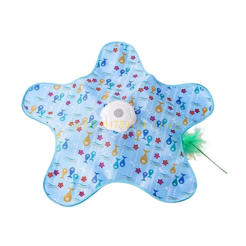 Indoor Puss Enrichment Toy Switchable Approaches With Surprise Down Movements For Mental Stimulation top sale