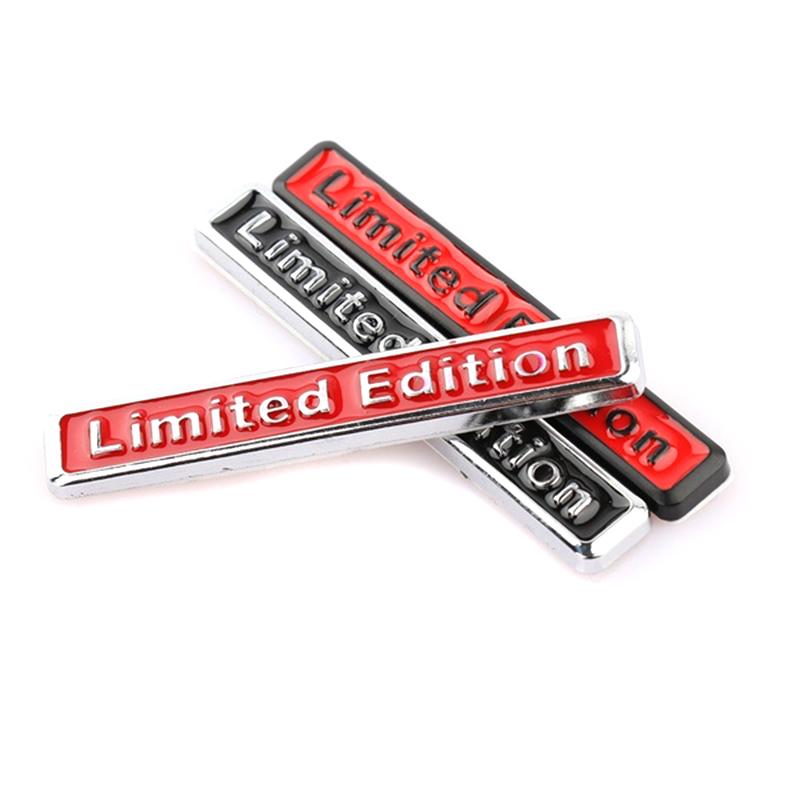 3D Metal Chrome Limited Edition Auto Car Sticker Badge Decal Motorcycle Emblem