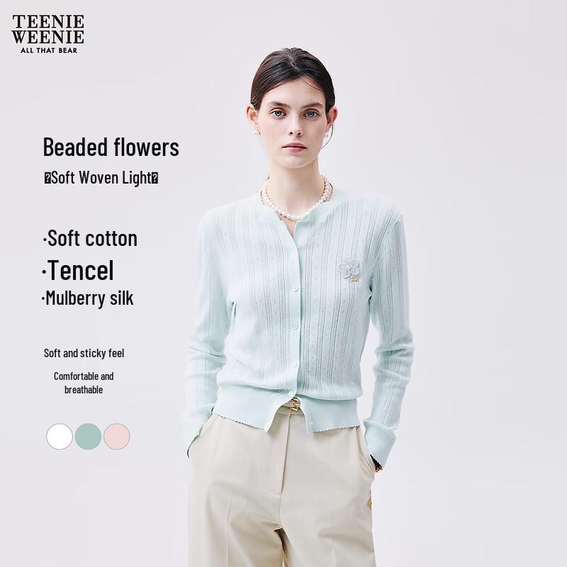 Teenie Weenie Women s Letter Knit Cardigan S