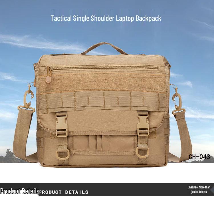 Men's & Women's Outdoor Tactical Crossbody Bag - Camouflage Black Hawk Laptop Backpack