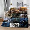 3D Jurassic Park Printing Blankets Warm Bed Blanket Soft Comfortable Blanket Home Travel Blanket Bed Linings Birthday Gift