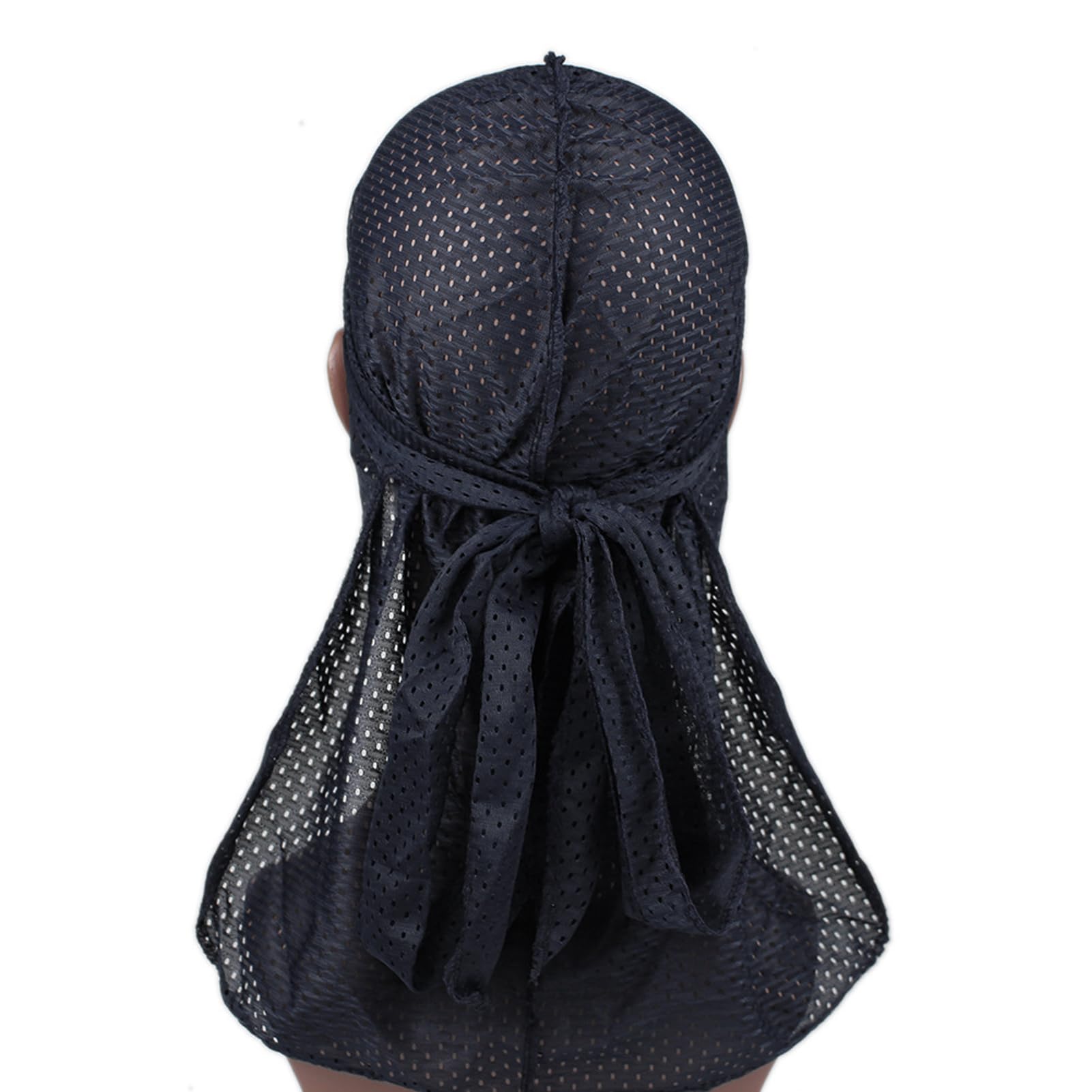 

Trifong Durag Navy Mesh du-rag Quick-drying Breathable Summer Bandana Hip Hop Dance Wave Cap Dewrag hiphop costume dance costume Rapper Breakdance
