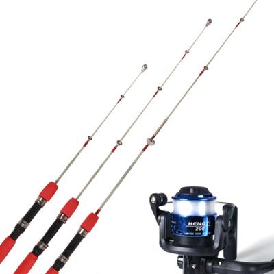 Compact 60-80cm Portable Fishing Rod – Mini Raft, Casting, Surf, and Ice Lure Rod