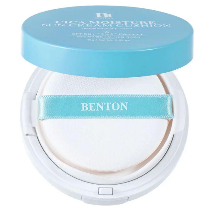 BENTON Cica Увлажняющий солнцезащитный кушон SPF50+/PA++++ 15г – Увлажняющая защита от УФ-лучей