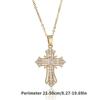 Stylish Crosses Pendant Charm Necklace Resistant to Tarnish Jewelry Accessory for Personalize Expression and Faith