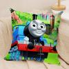 TThomasES The Train Cushion Cover Soft Plush Throw Pillow Cover DoubleSided Decorative Cushion Case Sofa Bedroom Home Decor