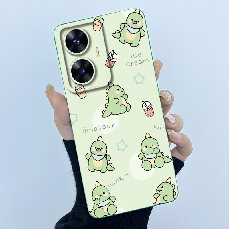 Hülle für Realme C55 NFC Realme C55 4G Narzo N55 2023 Handyhülle Süßer Panda Süße Mädchen Katzen Weiches Silikon Stoßfeste Abdeckung
