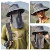Safari Hat for UV Wide Ultra Shade Sun UV Quick Mountain Navy [FIGHTAGON] Men, Protection, UPF50+, Brim, Lightweight, Mesh, Hat, Protection,