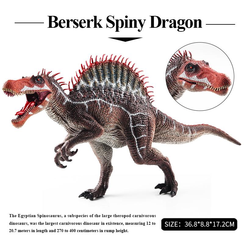 Oenux New Jurassic Dinosaur Brinquedo Spinosaurus Action Figures Open Mouth Tyrannosaurus Animals Model Collection Kid Toy Gift